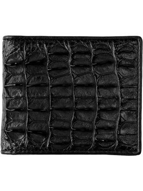 Stylish Alligator Leather Wallet for Men - Crocodile Skin Billfold, Perfect
